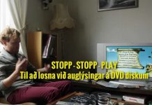 Myndband: 8 góð húsráð. Maður situr í sófa og horfir á DVD mynd
