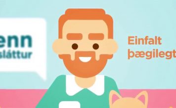 Rafrænn persónuafsláttur Tölvuteiknaður rauðhærður maður