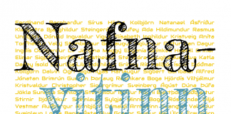 texti þar sem skrifað stendur „Nafnavitinn“